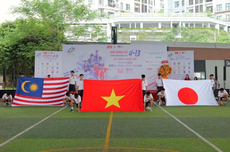 Opening of the Vietnam – Japan U13 International Youth Football Tournament.