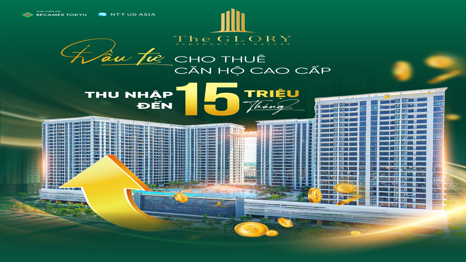 Rental price up to 15 million VND